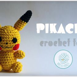 PIKACHU zabawka crochet toy