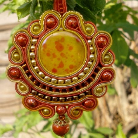 Wisior Pomarańczowy