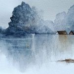 Pejzaż 80-praca formatu A5 - 