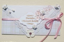 I Komunia św. -pastelowe kwiaty