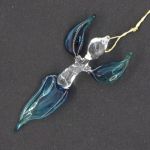 Aniołek szklany kolorowy (7 cm) - kolor do wyboru - Aniołek szklany kolorowy (7 cm) - kolor do wyboru