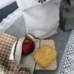 Śniadaniówka lniana - torebki śniadaniowe - widok