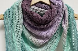 Chusta szydełkowa ombre pastelowe Summer Morning