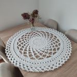 Serweta szydełkowa ze sznurka 90cm - Serweta ze sznurka