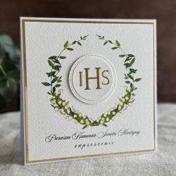 Ręcznie robione zaproszenia komunijne, 49C