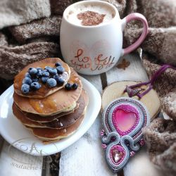 Grey Love Wisior Sutasz z Agatem