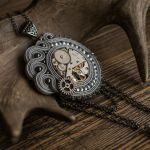 Steampunkowy wisior soutache - 