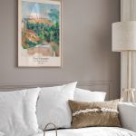 ZESTAW PLAKATÓW 40x50 cm, vintage w kolorze szałwii (set121) - wizualizacja