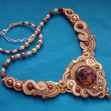 Naszyjnik Kolia sutasz Brass Gold