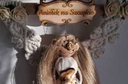 anioł stróż makramowy Na szczęście
