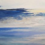 Pejzaż-praca formatu - 60/60 cm. - 