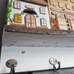 Wieszak - drewniane domki - na klucze i inne drobiazgi 11. - 