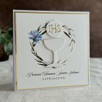 Ręcznie robione zaproszenia komunijne, 5D - Ręcznie robione zaproszenia komunijne