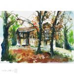 Jesienny dom - domek w lesie