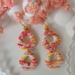 "Klio" - kolczyki z gliny polimerowej. - idealne na co dzień