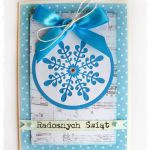 Kartka świąteczna z bombką - 