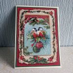 Kartki świąteczne - komplet - Kartka z ptaszkami