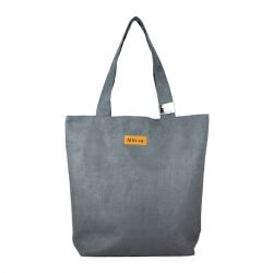 Duża torba Mili Chic grey/silver