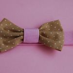 Opaska niemowlęca  - PasteLOVE beżowe - 