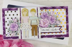 Kartka na Dzień Babci i Dziadka z dziećmi