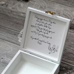 Pudełko na pamiatkę I Komunii Św. - Wzór 1 - Pudełko na pamiątkę pierwszej komunii świętej pamiątka komunijna prezent na komunię personalizowane pudełko