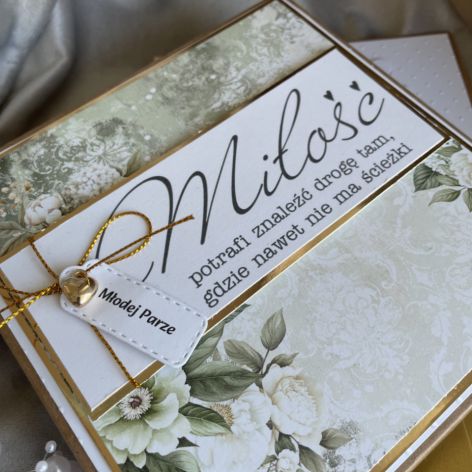 Ślubna kartka w pudełku z kopertą! #2