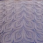 Letnia ażurowa chusta bambus - 