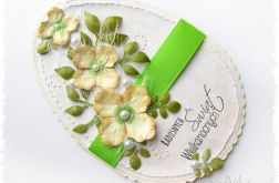 JAJKO - kwiecista kartka wielkanocna