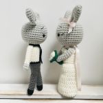 Maskotki ślubne króliczki młoda para prezent - prezent ślubny króliczki