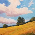 Pejzaż-praca formatu 24x18 cm . - 
