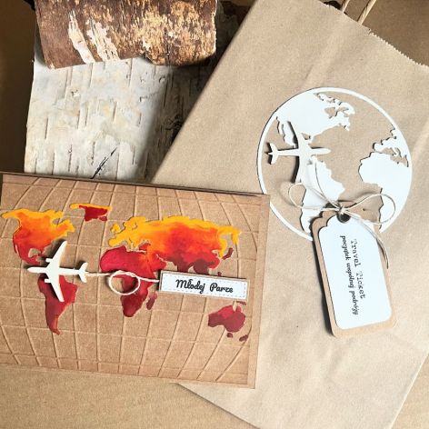 069,na ślub w szczęśliwą podróż w pudełku z torebką