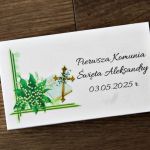 Pudełko na pieniądze na Pierwszą Komunię 1 - Pudełko na pieniądze z okazji pierwszej komunii świętej, pamiątka komunijna prezent na komunię pudełko zamiast kartki z życzeniami