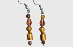 kolczyki tygrysie oko