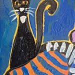 Obraz do salonu pasiaste myśli - 