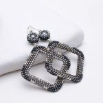 Ręcznie szyte kolczyki Luna - 