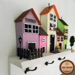Wieszak domki pasteLOVE - 
