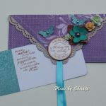 Kopertówka z okazji ślubu-'wrzosowy poranek'' - 