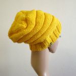 długa żółta czapka - 
