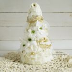 Choinka biało-złota - 