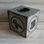 Chustecznik dla mężczyzny - Handmade pojemnik na chusteczki