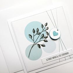 Kartka minimalistyczna powrotu do zdrowia