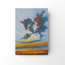 Pejzaż-praca formatu- A4.