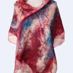 SZAL SZALIK JEDWABNO WEŁNIANY Feltmondo - Prezent dla kobiety