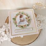 Kartka komunijna do koperty "RoseWine4"GOTOWA - 