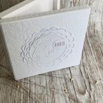 Komunia św. drewniana kartka scrapbooking - 