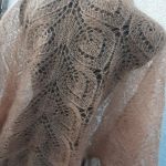 Cynamonowa chusta mgiełka - 