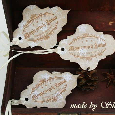Bileciki do prezentów- Magia Świąt
