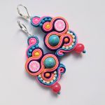 Grape Juicy kolczyki sutaszowe - 