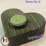 Świecznik serce leśna zieleń SSB Romy No. 8 - 