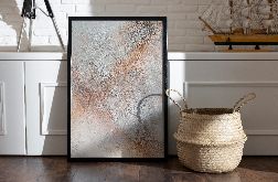 Jak przez mgłę I 40 × 60 cm I Obraz strukturalny